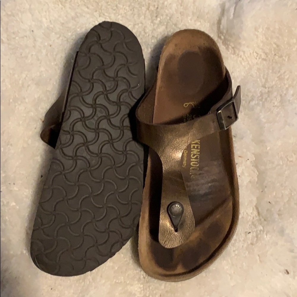 Bronze/Copper Birkenstock Sandals